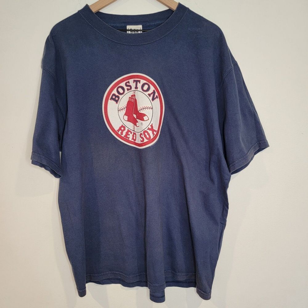 Boston Red Sox Lee Sport Mens Dark Blue T-Shirt Size XL Tee